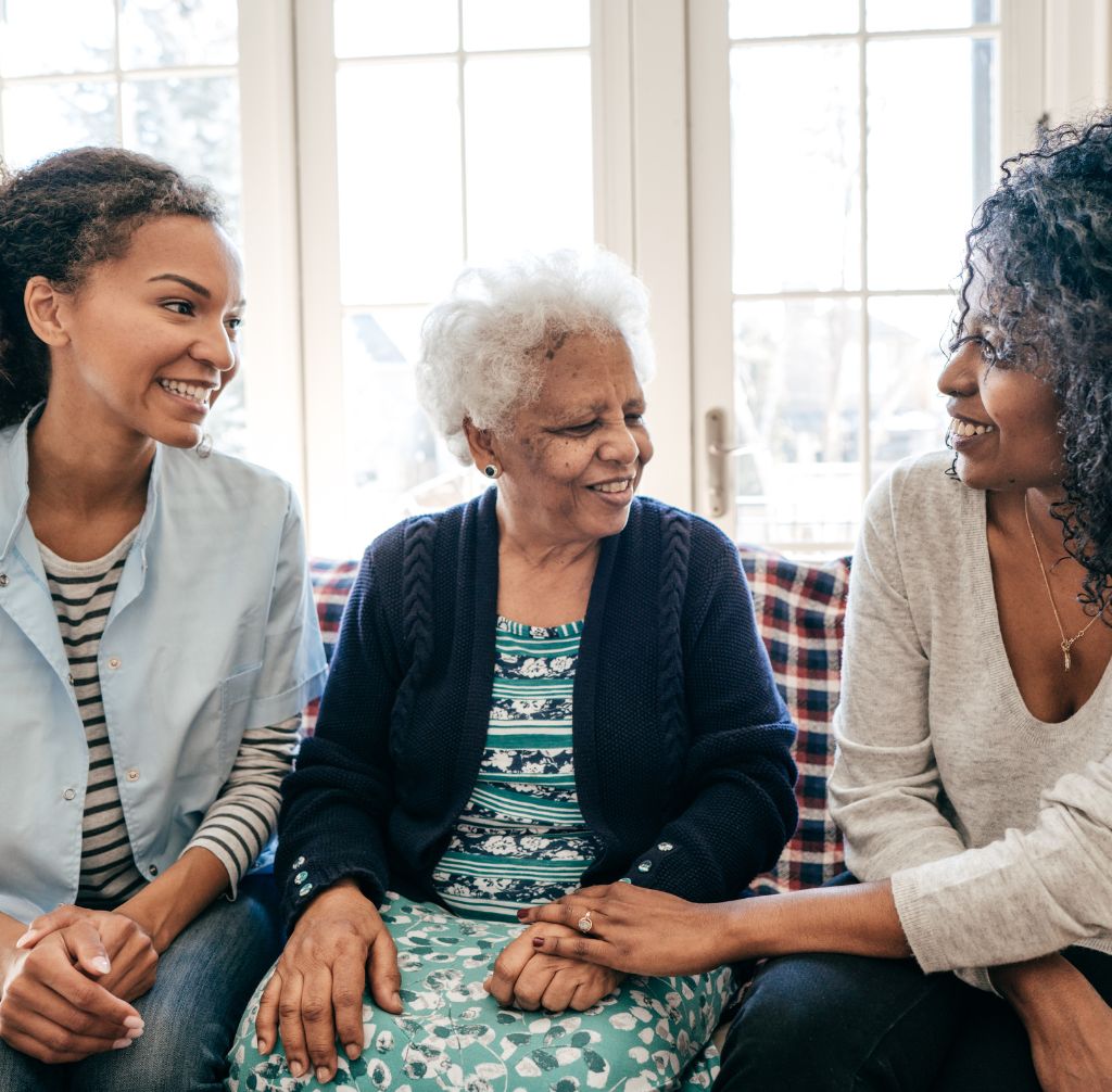 Caring for senior people at living home